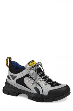 Men's Gucci Flashtrek Sneaker, Size 8US / 7UK - Metallic Men's Gucci Flashtrek Sneaker, Size 8US / 7UK - Metallic