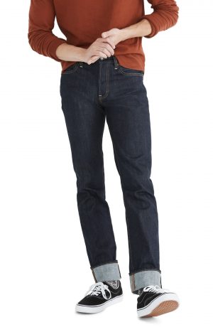 Men's Madewell Rigid Slim Jeans, Size 30 x 32 - Blue Men's Madewell Rigid Slim Jeans, Size 30 x 32 - Blue