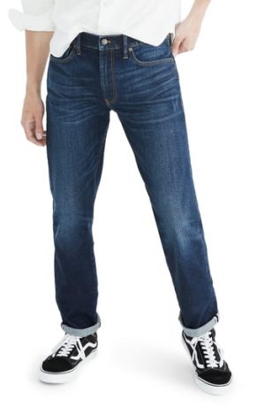 Men's Madewell Selvedge Straight Jeans, Size 30 x 32 - Blue Men's Madewell Selvedge Straight Jeans, Size 30 x 32 - Blue
