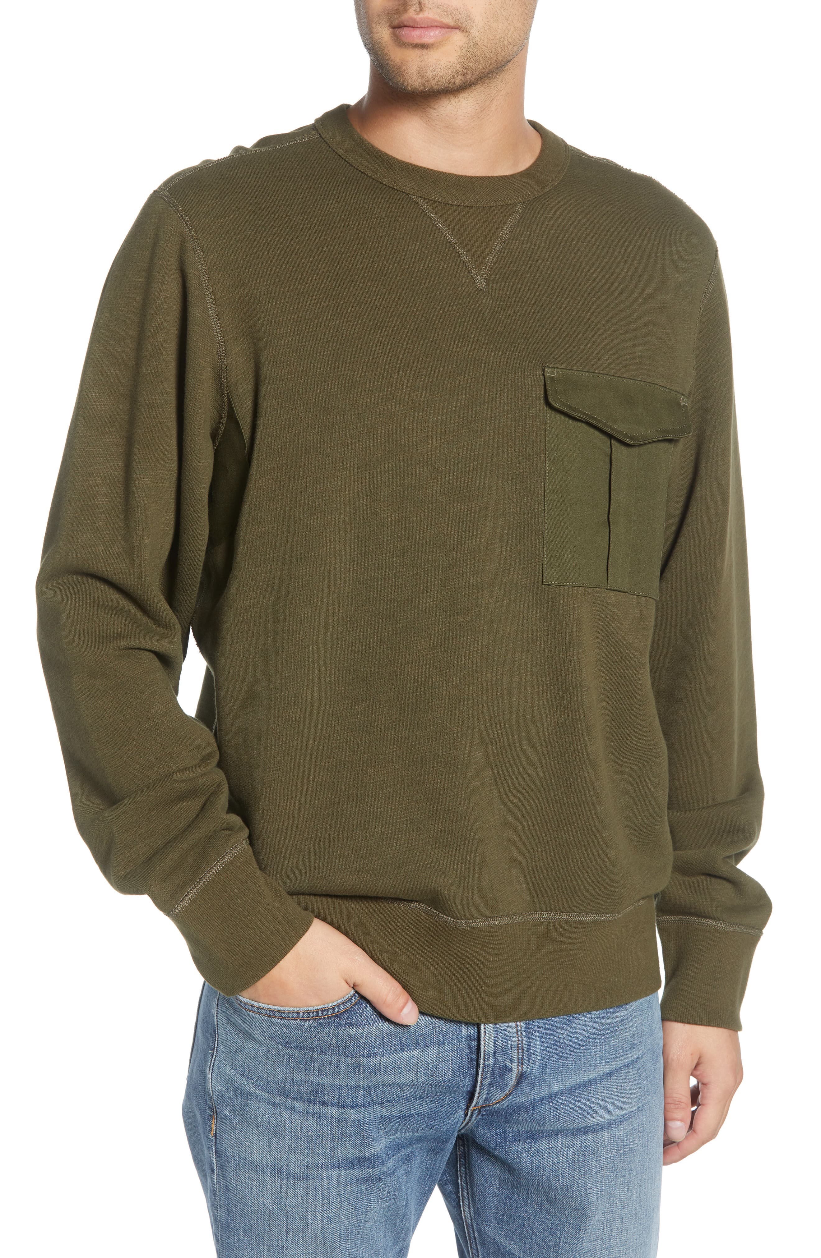 crewneck pocket