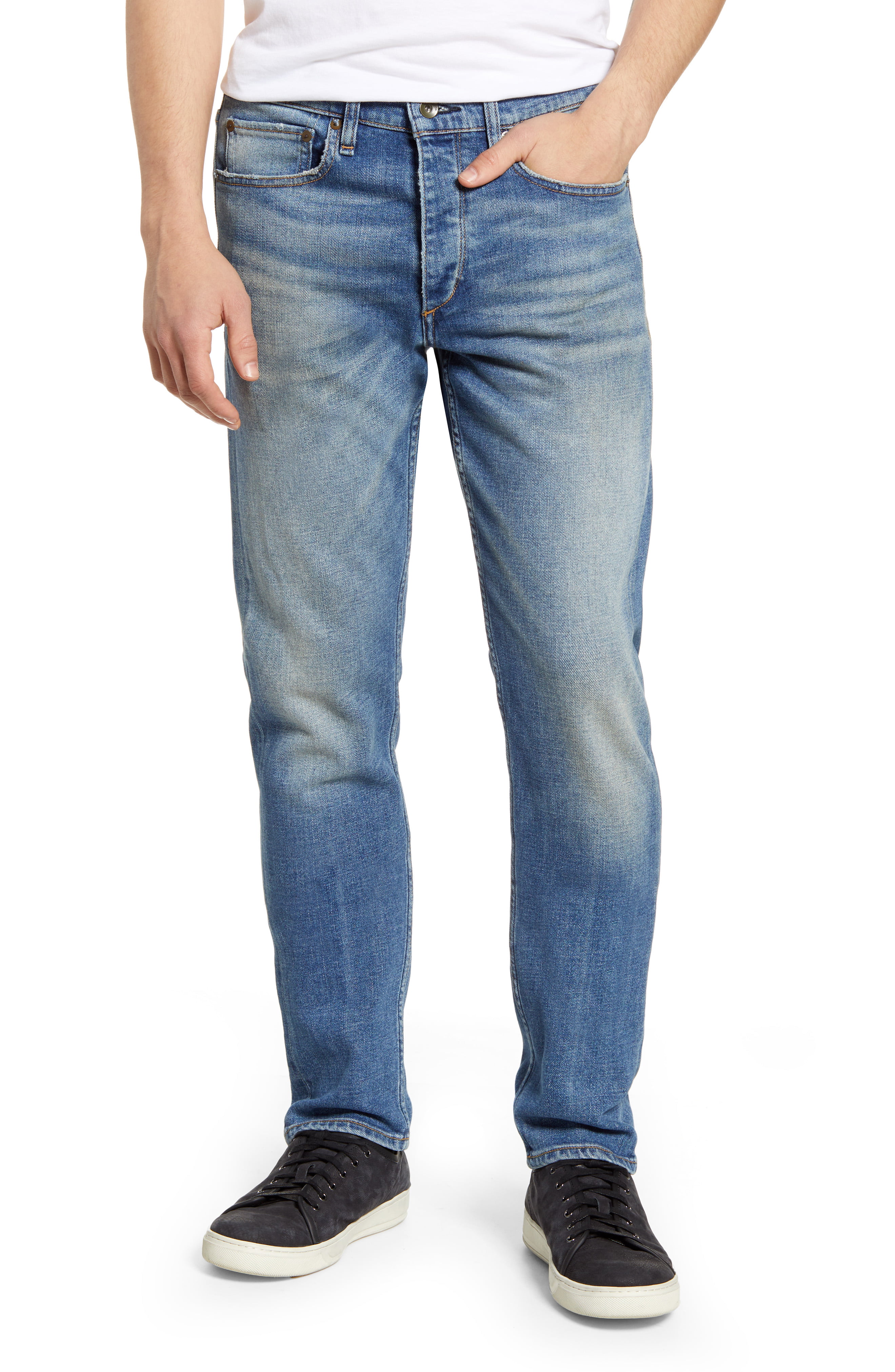 Men’s Rag & Bone Fit 2 Slim Fit Jeans, Size 40 – Blue | The Fashionisto