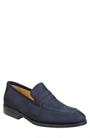 Men's Sandro Moscoloni Antoine Penny Loafer, Size 8 D - Blue Men's Sandro Moscoloni Antoine Penny Loafer, Size 8 D - Blue