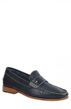 Men's Sandro Moscoloni Jeromy Penny Loafer, Size 7.5 D - Blue Men's Sandro Moscoloni Jeromy Penny Loafer, Size 7.5 D - Blue