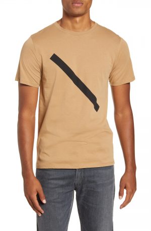 Men's Saturdays Nyc Slash Graphic T-Shirt, Size Small - Beige Men's Saturdays Nyc Slash Graphic T-Shirt, Size Small - Beige