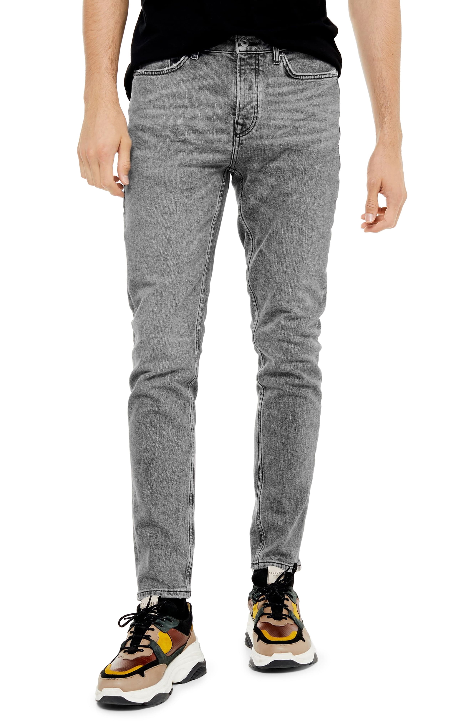 dark gray skinny jeans