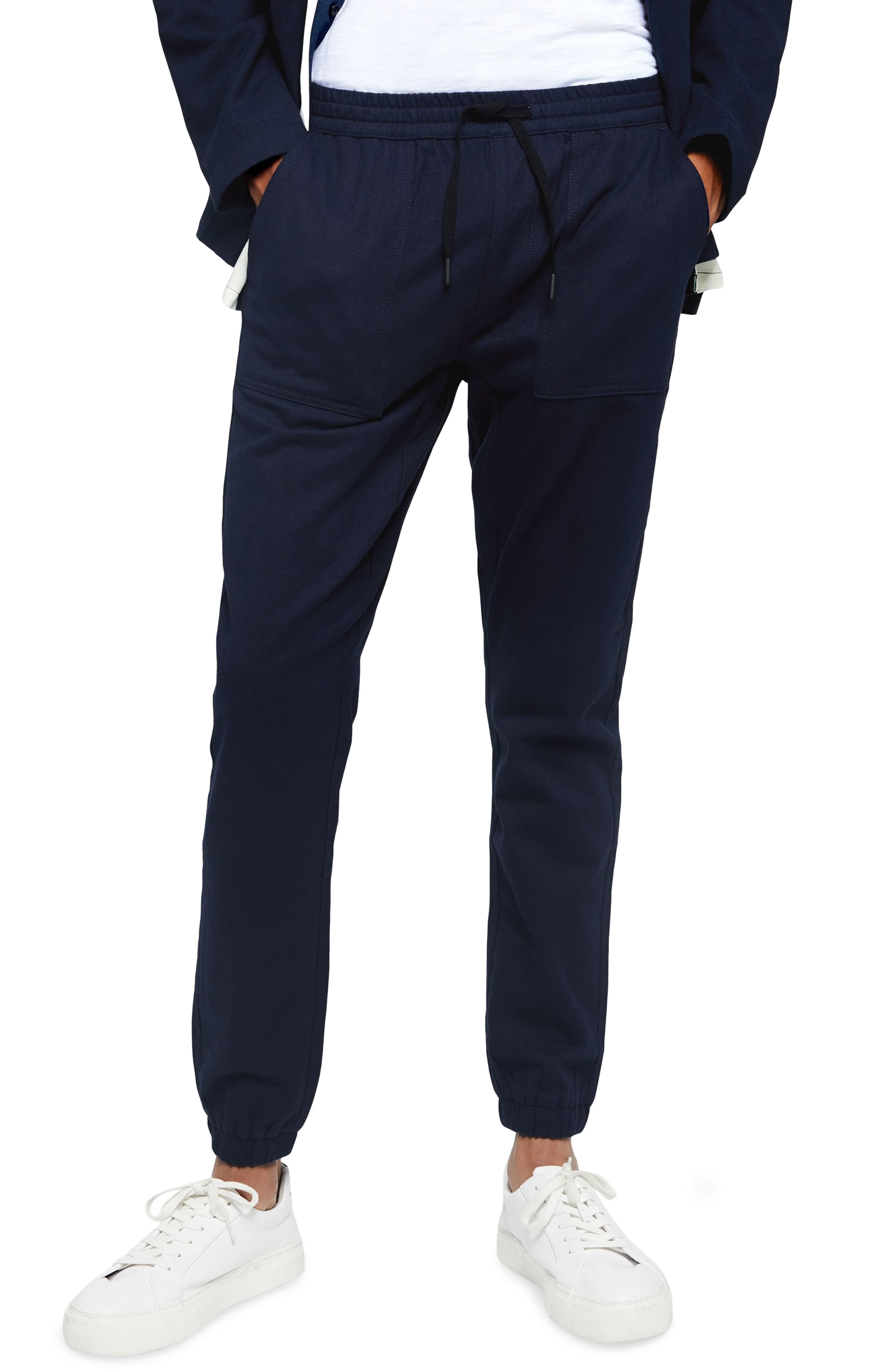 topman herringbone joggers