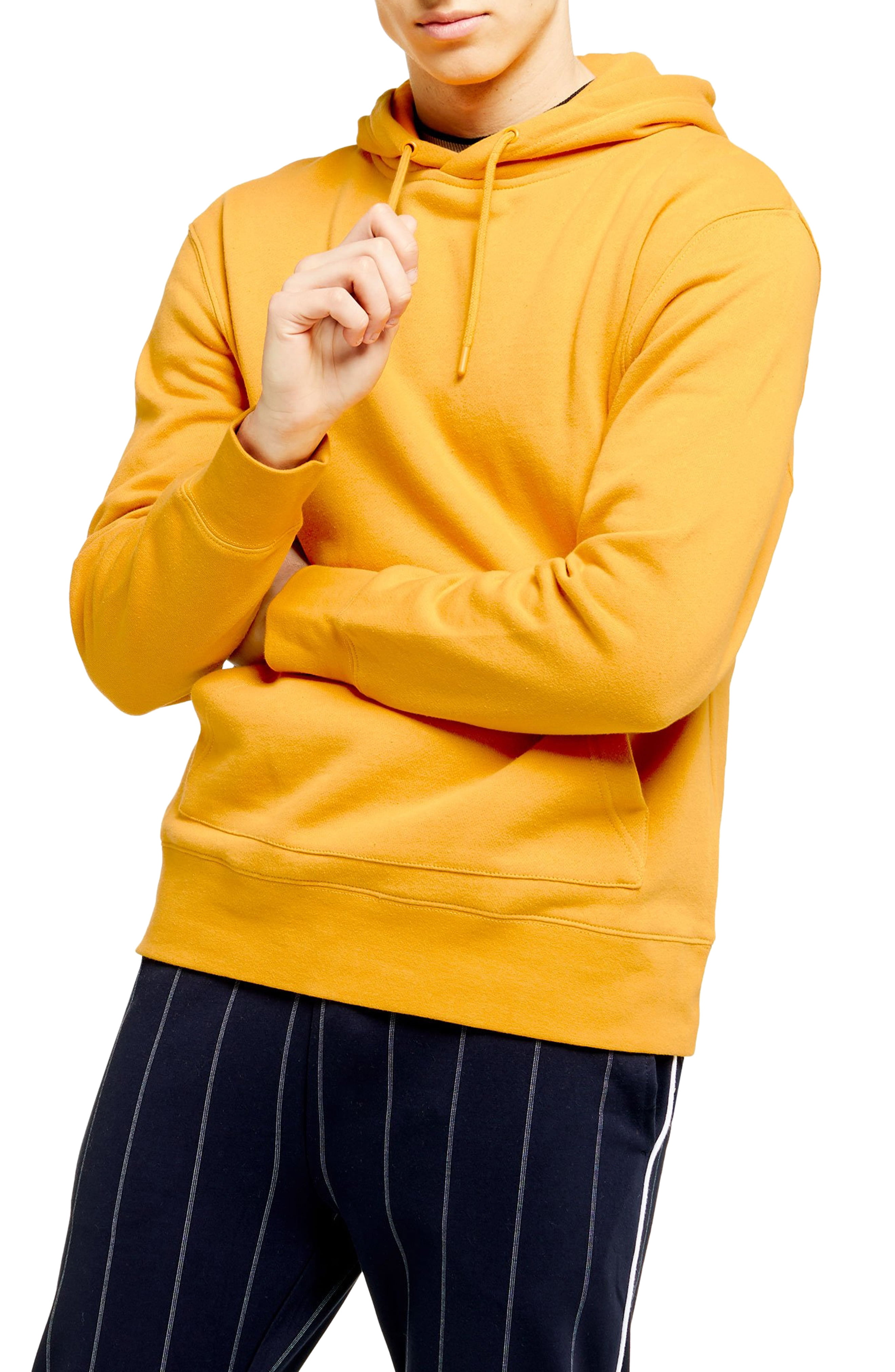 yellow hoodie fashion