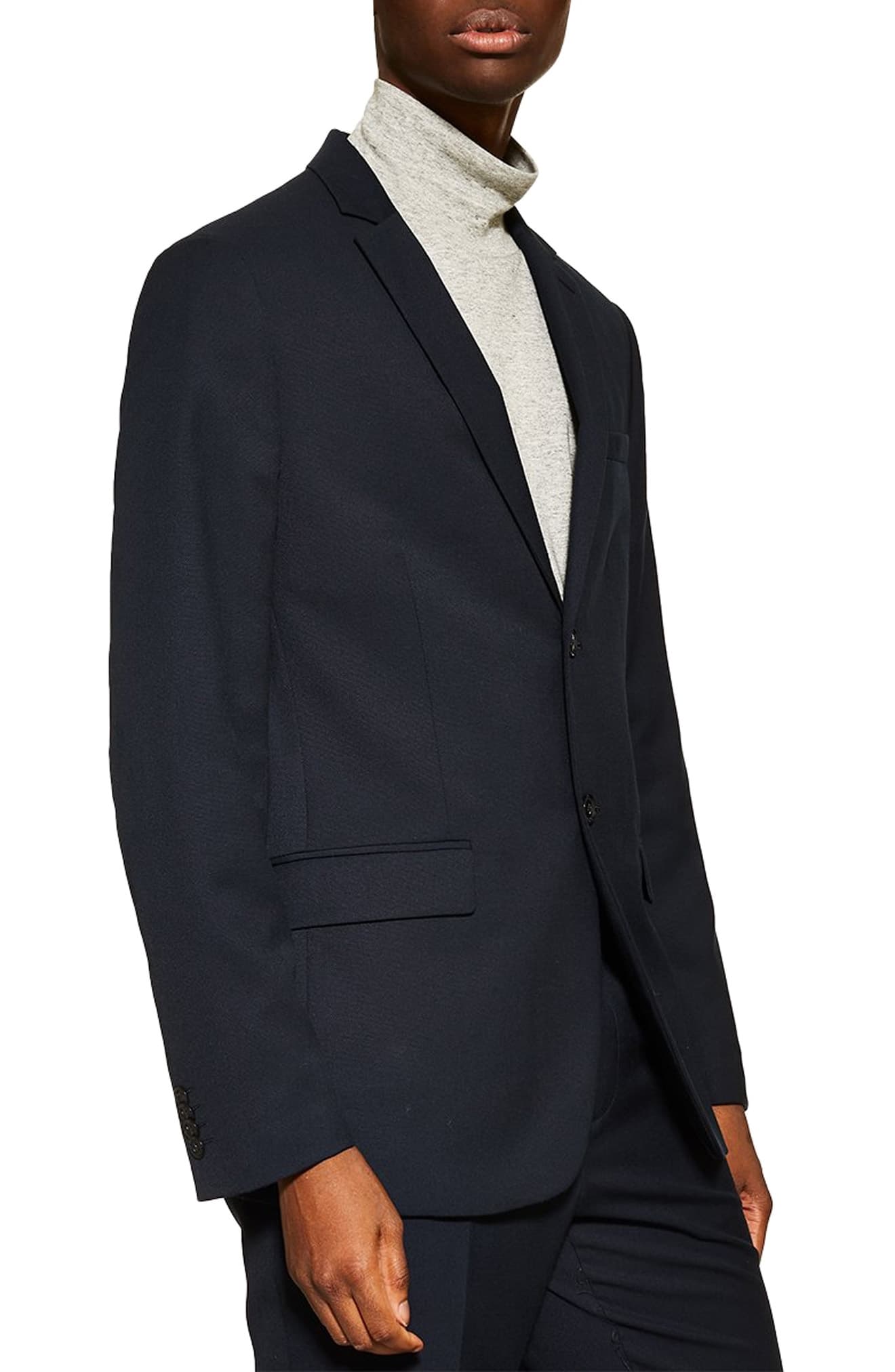Men's Topman Slim Fit Suit Jacket, Size 44R - Blue | The ...