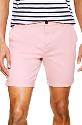 Men's Topman Stretch Skinny Chino Shorts, Size 32 - Pink Men's Topman Stretch Skinny Chino Shorts, Size 32 - Pink