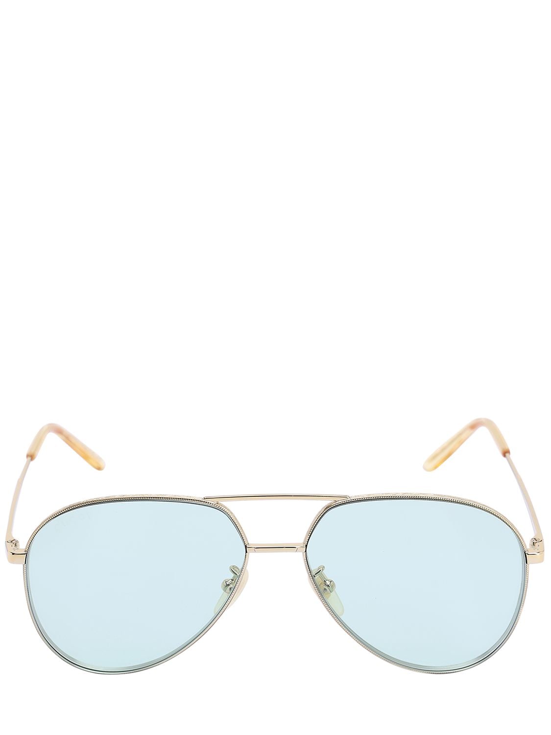 Metal Aviator Sunglasses | The Fashionisto