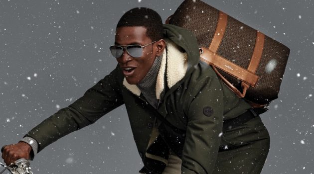 Salomon Diaz stars in the Michael by Michael Kors holiday 2019 campaign.