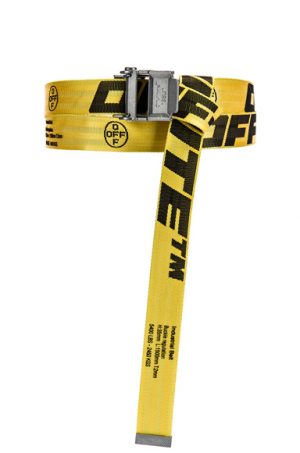 OFF-WHITE 2.0 Industrial Belt in Yellow OFF-WHITE 2.0 Industrial Belt in Yellow