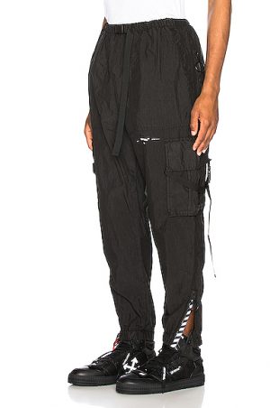 OFF-WHITE Parachute Cargo Pant in Black OFF-WHITE Parachute Cargo Pant in Black