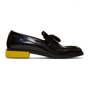 Off-White Black Leather Tassel Loafers Off-White Black Leather Tassel Loafers
