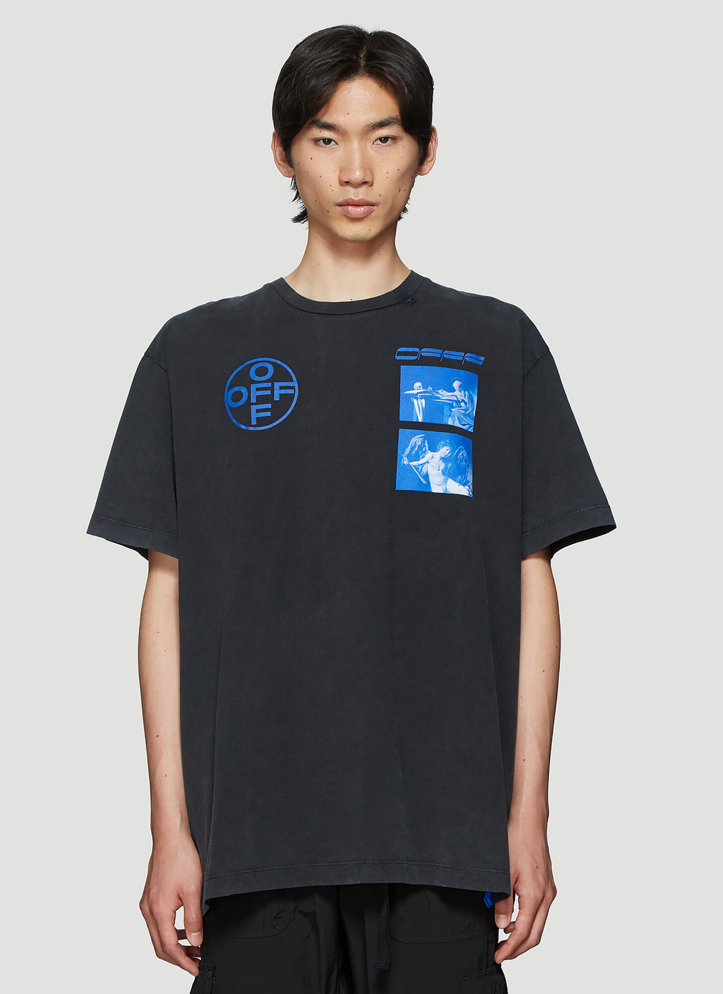 off white caravaggio tee black