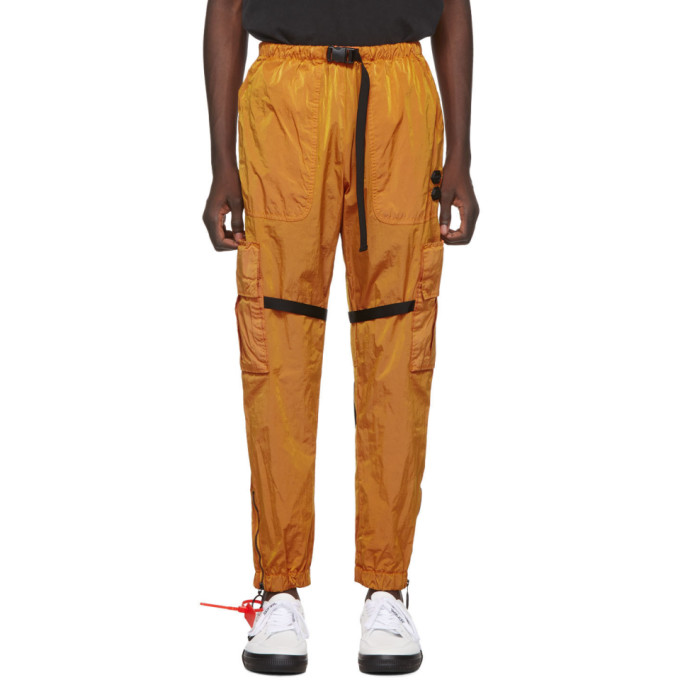 off white parachute pants