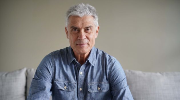 Feeling Forgetful? Tips To Preserve Your Mental Abilities As You Get Older Older Man Grey Hair Denim Shirt