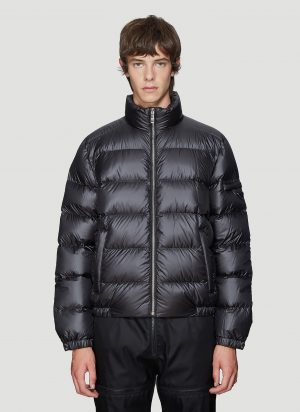 Prada Quilted Bomber Jacket in Black size IT - 48 Prada Quilted Bomber Jacket in Black size IT - 48