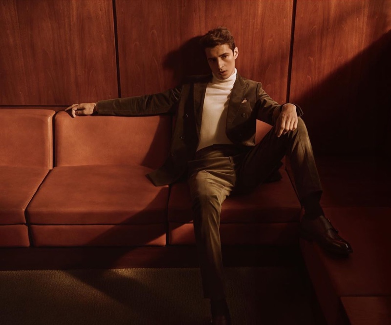 Reiss enlists Adrien Sahores as the star of its fall-winter 2019 campaign.