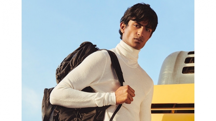Sporting Prada, Rishi Robin connects with YOOX for a fall style edit.