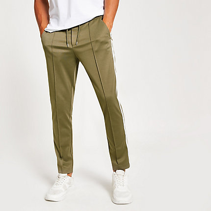 mens tape joggers