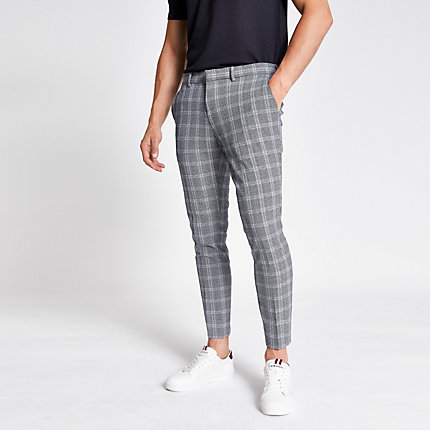 skinny fit cropped trousers