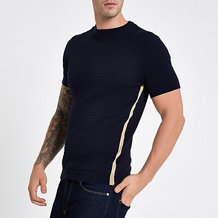 river island muscle fit t shirt
