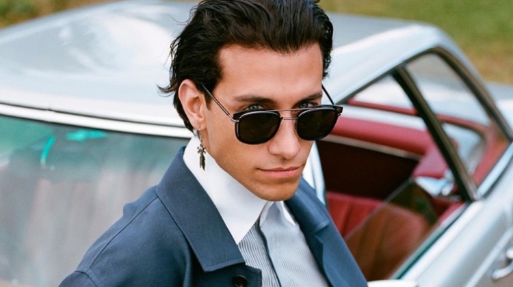 Rob Raco stars in Fendi's fall-winter 2019 eyewear campaign.