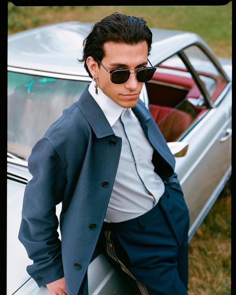 Rob Raco stars in Fendi's fall-winter 2019 eyewear campaign.