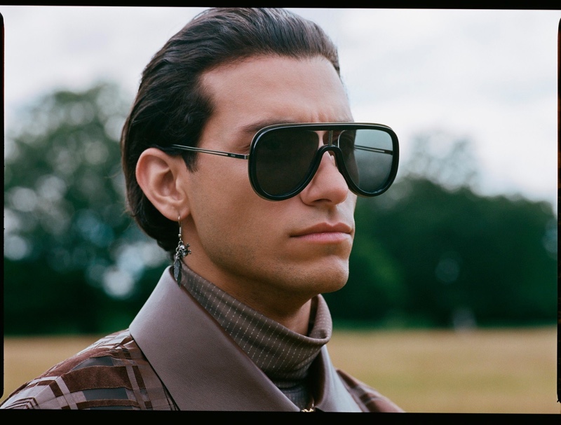 Actor Rob Raco connects with Fendi for the brand's fall-winter 2019 eyewear campaign.