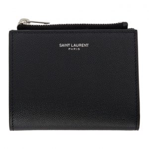 Saint Laurent Black Zippered Card Holder Saint Laurent Black Zippered Card Holder