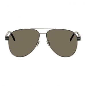 Saint Laurent Silver M53 Sunglasses Saint Laurent Silver M53 Sunglasses