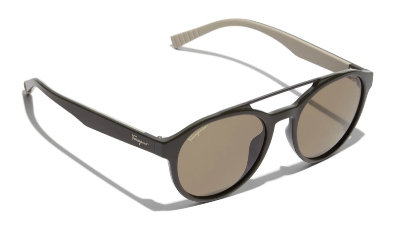 Salvatore Ferragamo Classic Round Sunglasses