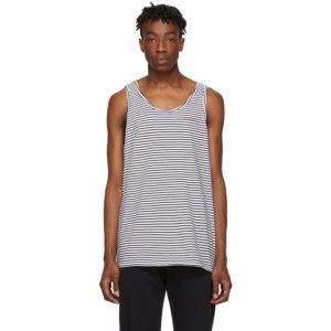 Saturdays NYC Black and White Nick Tank Top Saturdays NYC Black and White Nick Tank Top