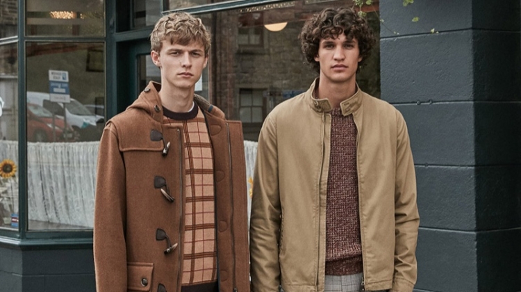 Models Max Barczak and Francisco Henriques star in Sfera's fall 2019 campaign.