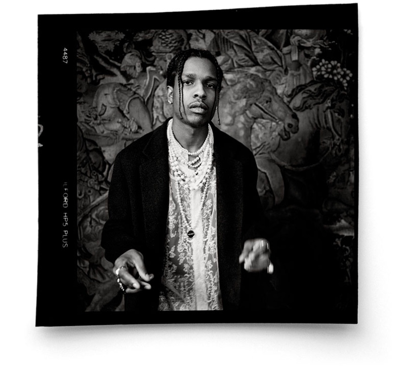 A$AP Rocky appears in The Dior Sessions.