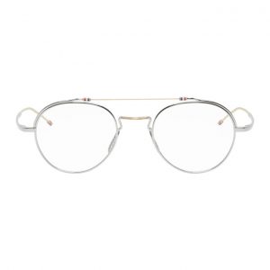 Thom Browne Black and Silver TBS812 Flip-Up Sunglasses Thom Browne Black and Silver TBS812 Flip-Up Sunglasses
