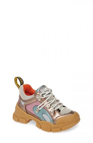 Toddler Gucci Flashtrek Sneaker, Size 10.5US / 27EU - Metallic Toddler Gucci Flashtrek Sneaker, Size 10.5US / 27EU - Metallic