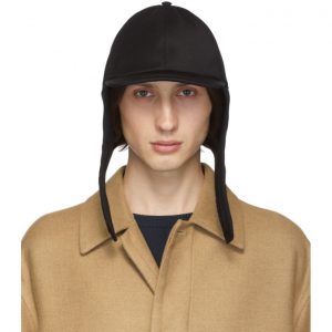 Valentino Black Valentino Garavani Wool Embroidered Cap Valentino Black Valentino Garavani Wool Embroidered Cap