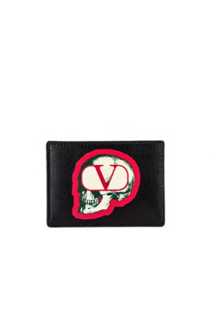 Valentino Card Holder in Black Valentino Card Holder in Black