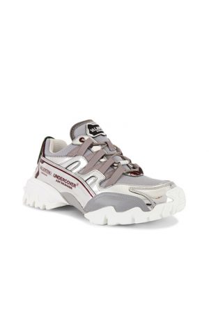 Valentino Climbers VGU Undercover Sneaker in Gray,Metallic,White Valentino Climbers VGU Undercover Sneaker in Gray,Metallic,White