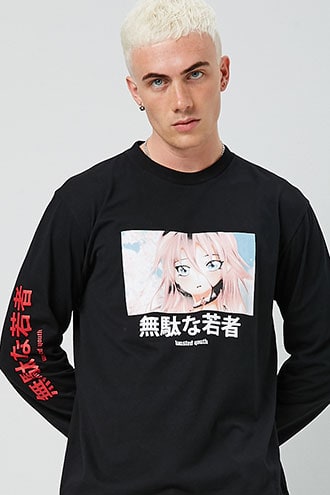 anime graphic tees cheap