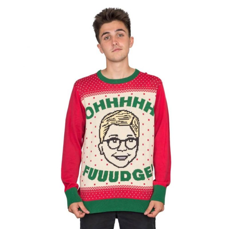 A Christmas Story "Ohhhh Fuuudge" Ralphie Ugly Sweater