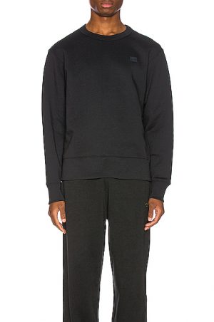 Acne Studios Fairview Face Sweatshirt in Black Acne Studios Fairview Face Sweatshirt in Black