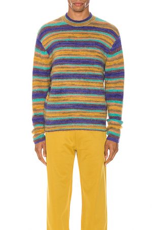 Acne Studios Nosti Seasonal Stripe Pullover in Multi Acne Studios Nosti Seasonal Stripe Pullover in Multi