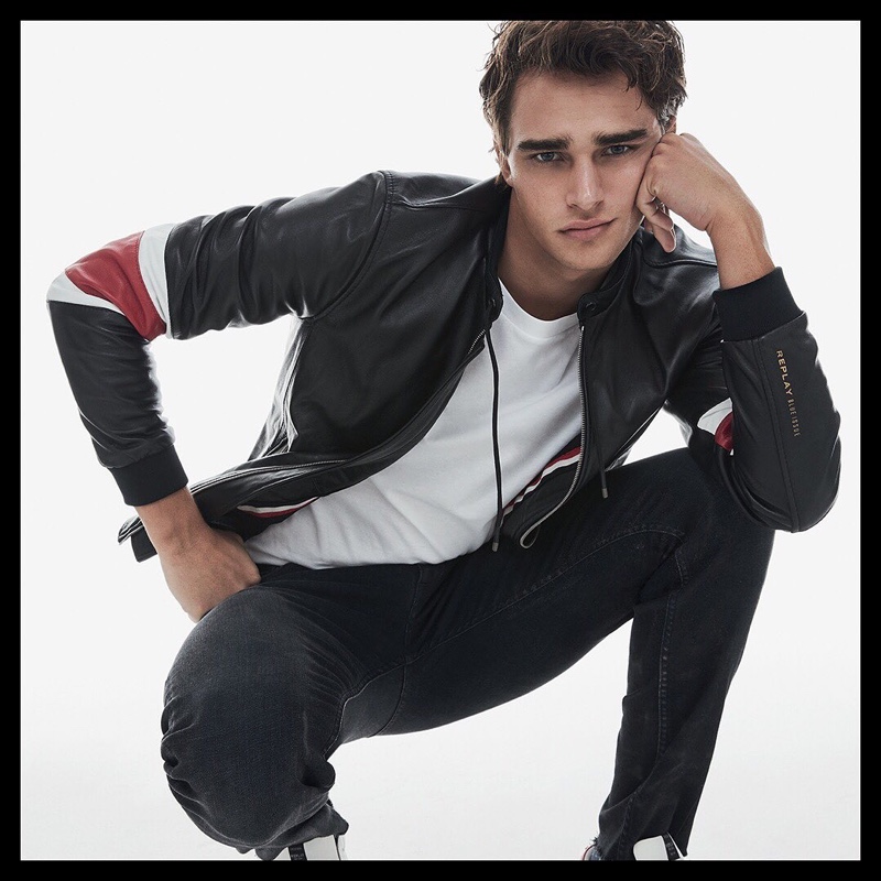 replay black jeans mens