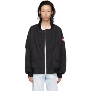 Canada Goose Black Faber Bomber Jacket Canada Goose Black Faber Bomber Jacket