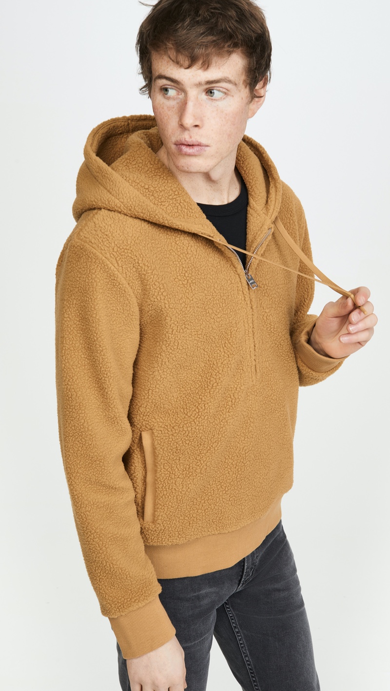 Club Monaco Cozy Sherpa Sweatshirt