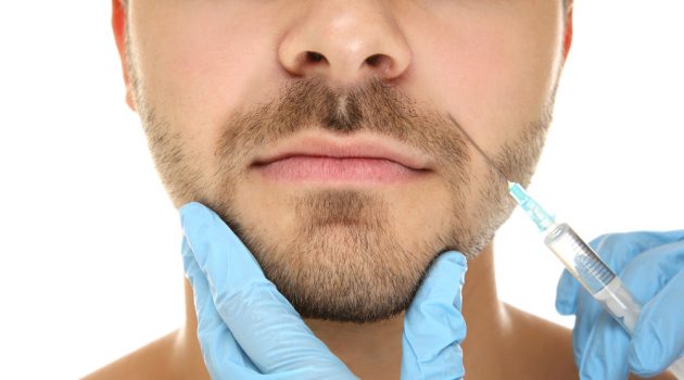 A Filler with Many Uses Cosmetic Treatment Men Needle