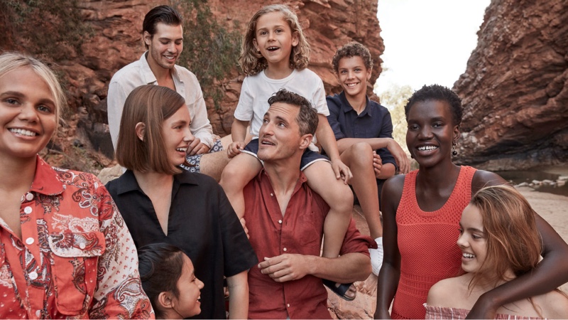 Front and center, Ollie Edwards appears in Country Road's summer 2020 campaign.